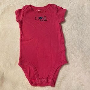 Carter’s girl onesie size 9M